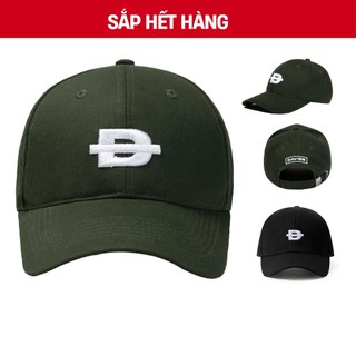Mũ lưỡi trai đẹp màu đen DAVIES nam nữ New D Cap local brand | HAT08