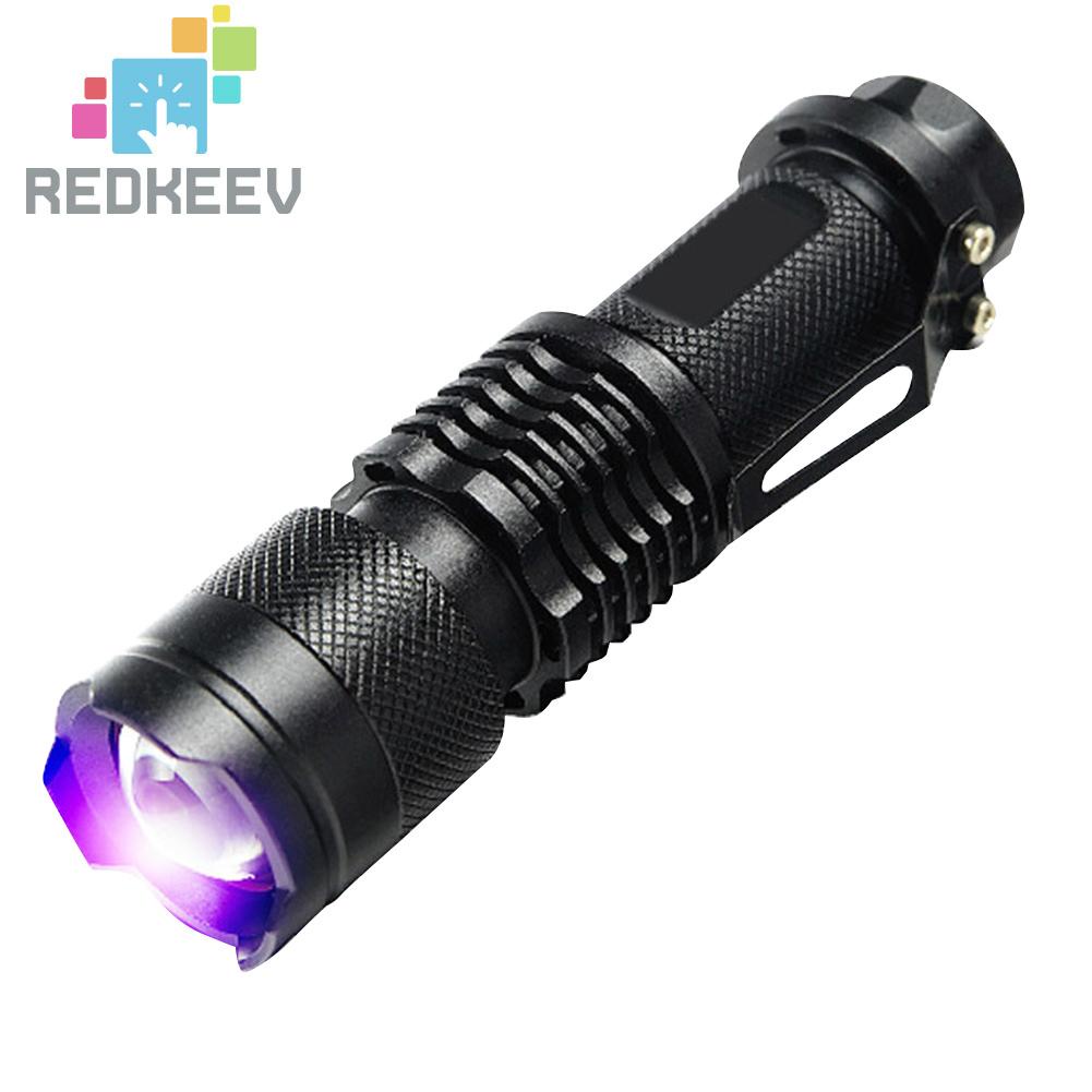 Đèn LED UV Ánh Sáng Tím Dùng Pin Kiểm Tra Vết Bẩn Thú Cưng