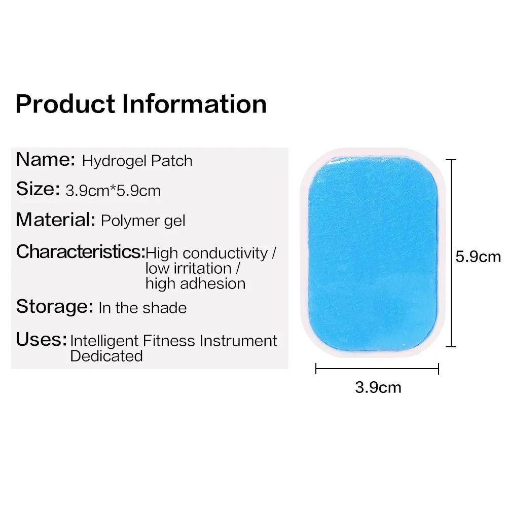 Bộ 10 Miếng Dán Gel Hydrogel Massage Cơ Bụng / Hông Thay Thế Tiện Dụng