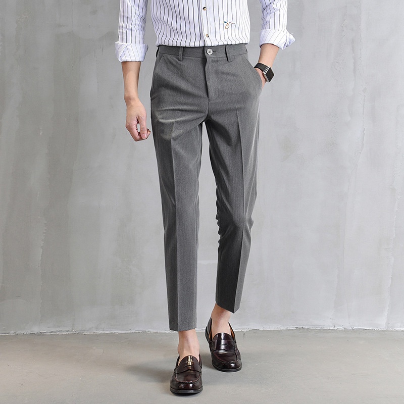 Quần Lửng Ôm Dáng Màu Sắc Đơn Giản Thời Trang Cho Nam