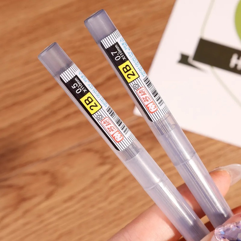 Bút Chì Bấm Thay Thế Ngòi 0.5 0.7mm 2B Tự Động Chống Vỡ