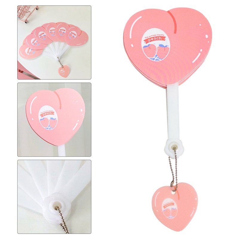 Quạt Xếp mini Hình Thỏ Hoạt Hình Dễ Thương
