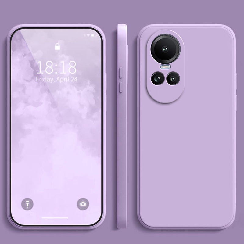 Ốp lưng oppo reno 10 pro Ốp Điện Thoại Màu Trơn Cho Oppo Reno 10 5G / Reno 10 Pro 5G / Reno 8 5G / Reno 8Z 5G / Reno 7Z 5G / Reno7 5G / Reno6 YT