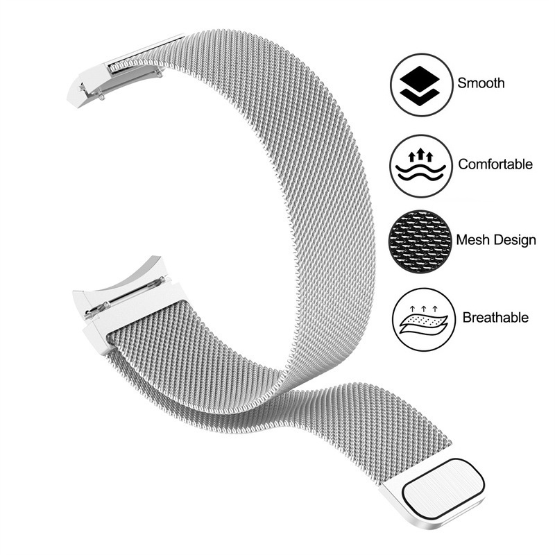 Dây Đeo Kim Loại Từ Tính Cho Đồng Hồ Thông Minh Samsung Galaxy Watch 6 Classic 5 Pro 4 44mm 6 Classic 47mm 43mm