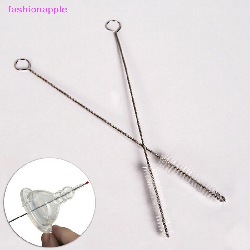 Thời trang thép không gỉ nylon rơm làm sạch rơm 17cm bàn chải glory