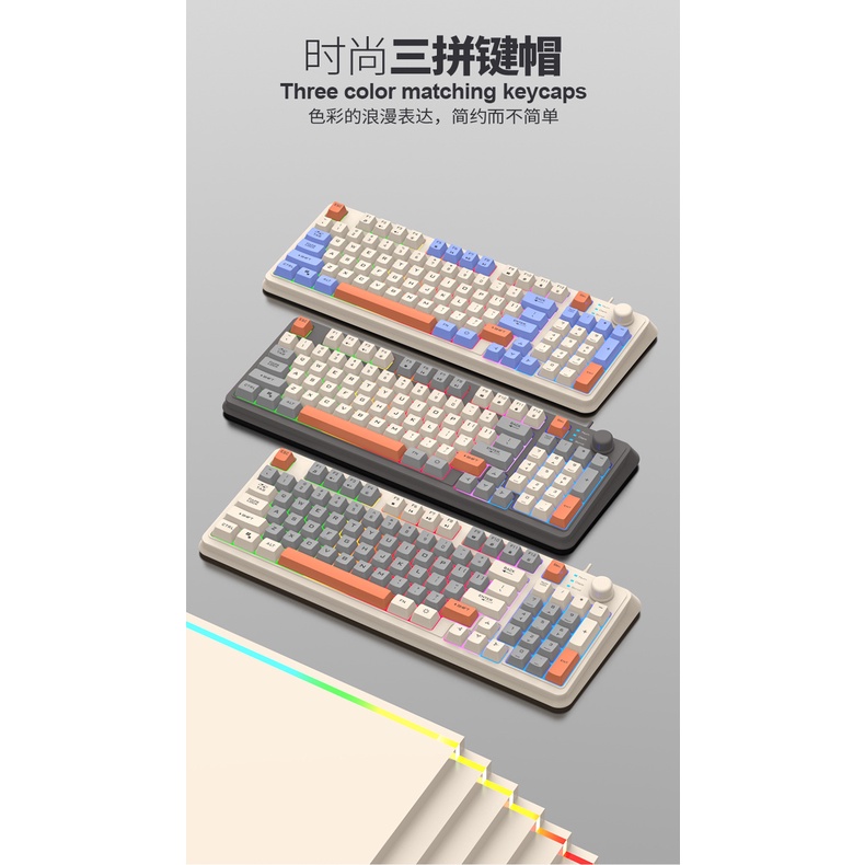 Bàn PhíM Cơ Gaming Fox K82 Có Dây Chuyên DụNg