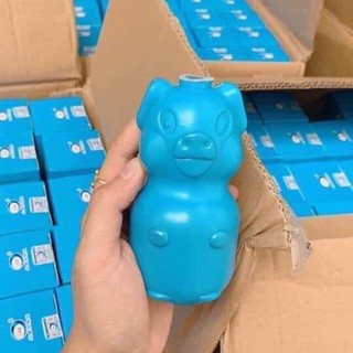 Lợn thả bồn cầu lợn xanh