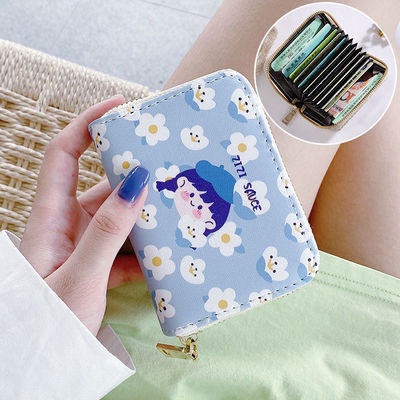 Ví Dáng Vuông Gấp Đôi Nhỏ Gọn Da Sần Hình Cute Ngộ Nghĩnh - MS: R021