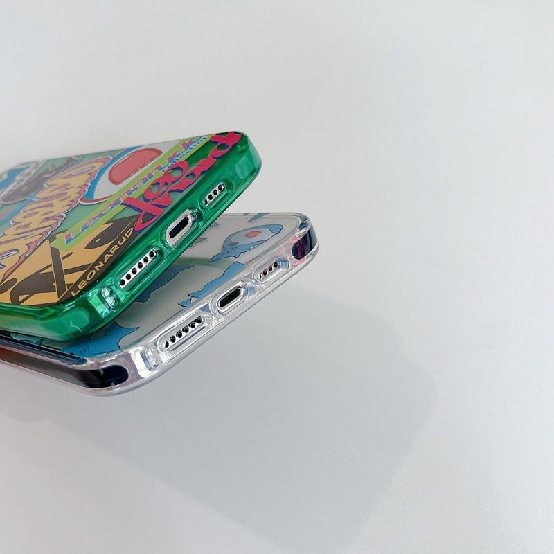Casetify Ốp Điện Thoại tpu silicone Mềm Hình Cá Mập Xanh Cho iphone 14 15 12 13 pro max