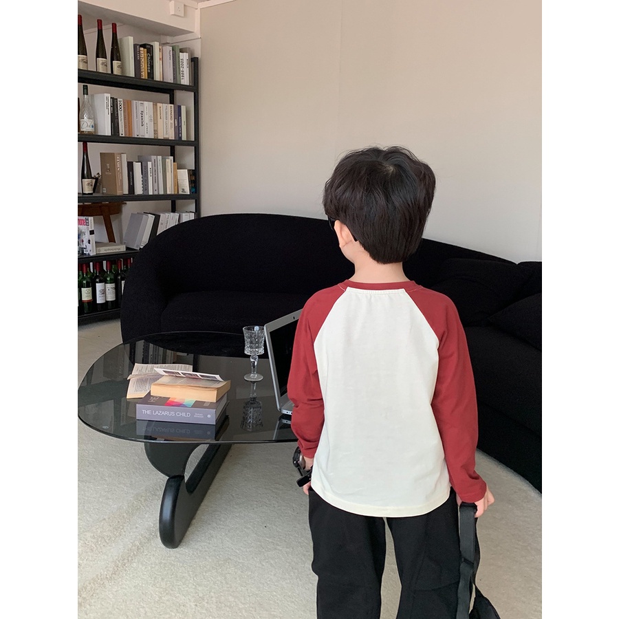 Áo Thun Tay Dài In Hình Động Vật Hoạt Hình Phong Cách Nhật Hàn Thời Trang Mùa Thu Cho Bé 90-150cm