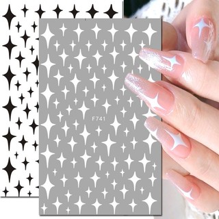 Miếng dán trang trí móng tay 3d hình hoa nhiều màu sắc