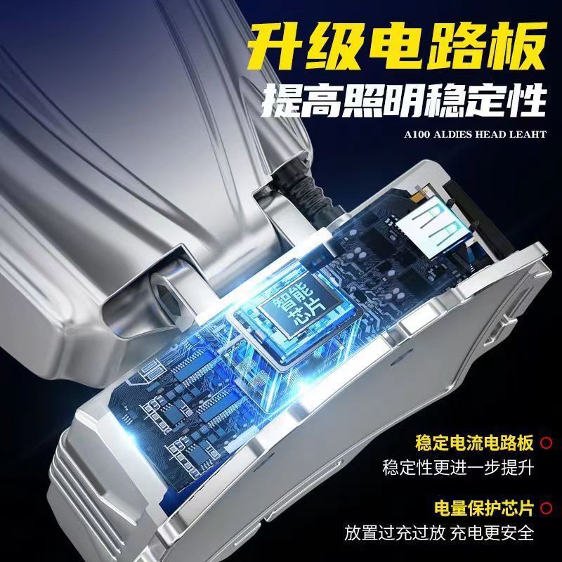 Đèn Pha LED Bỏ Túi Siêu Sáng Ánh Sáng Trắng / Vàng Siêu Sáng Có Thể Sạc Lại Tiện Dụng Cho Gia Đình