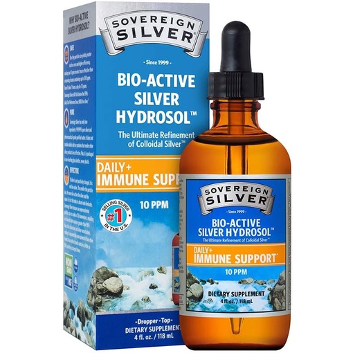 Keo bạc Sovereign silver Bio-Active Silver Hydrosol for Immune Support 118ml