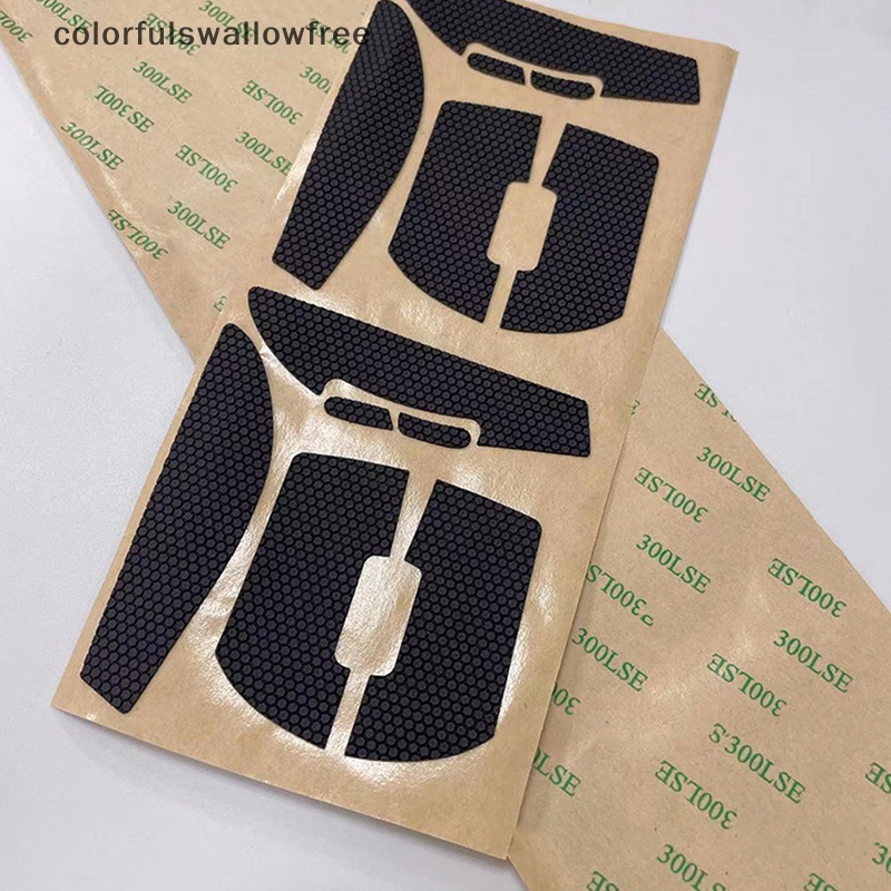 Colorfulswallowfree mouse grip tape skate handmade sticker non slip suck sweat for logitech g pro x superlight gpw wireless mouse abc