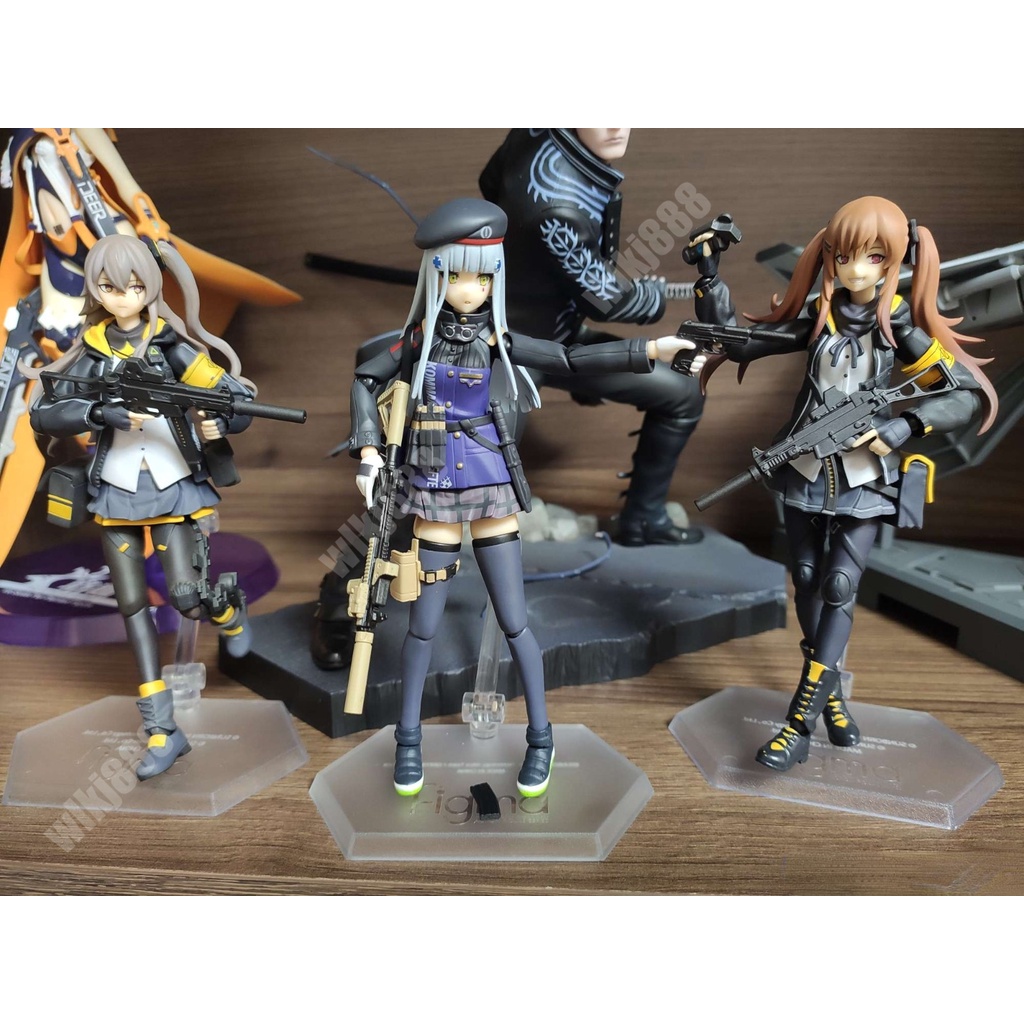 Girls frontline 457 figma ump45 573 figma hk416 hình hành động thay đổi khuôn mặt anime articulado mô hình búp bê