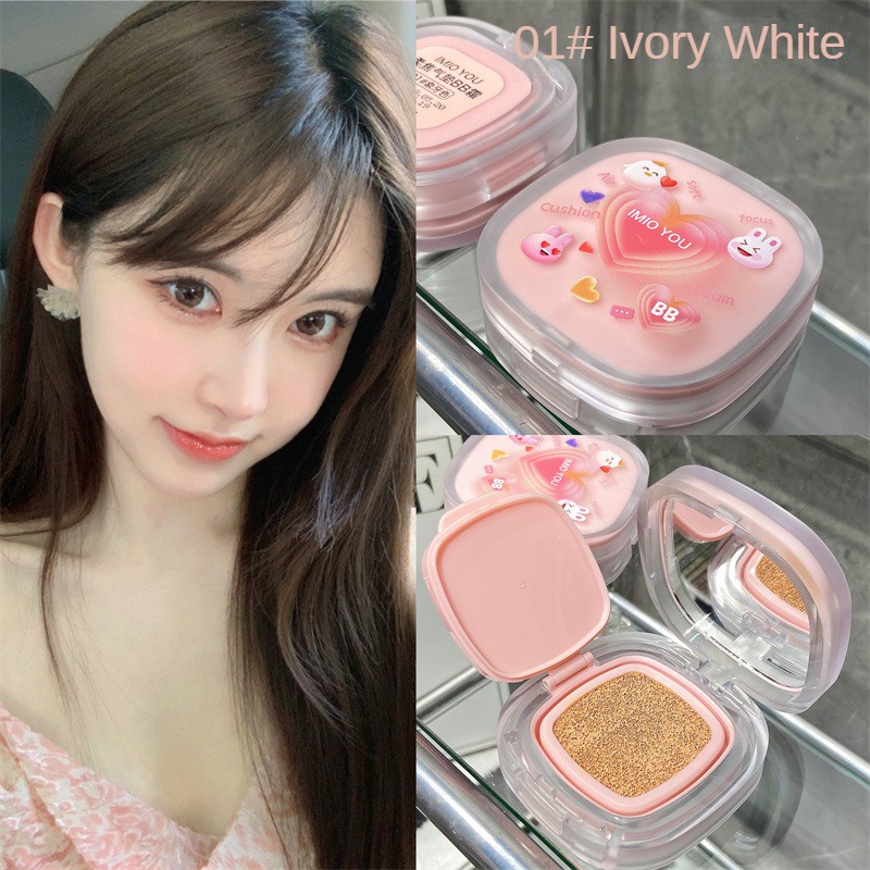 Waterproof matte air cushion poreless bb cc cream high coverage oil-control soft face makeup foundation mỹ phẩm