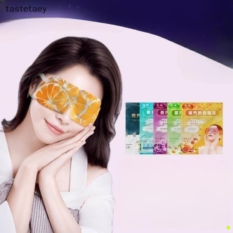 Ngon 1/5 cái mặt nạ mắt hơi nước ấm cho mắt ngủ mát xa nén nóng chăm sóc mắt thư giãn xóa quầng thâm mặt nạ ngủ hơi nước dùng một lần en