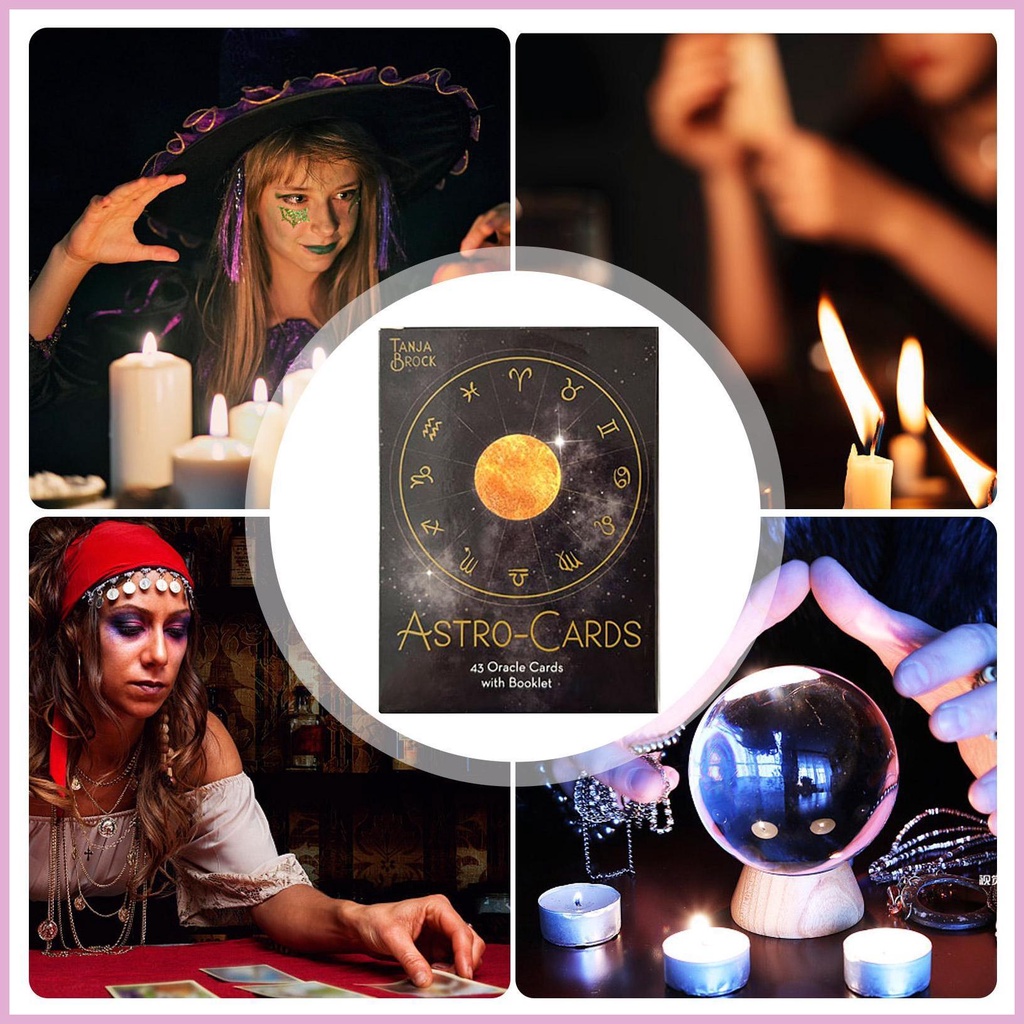 Tarot oracle cards english beginner -cards portable 43-cards lời tiên tri bói toán thẻ bói toán bí ẩn shinvn