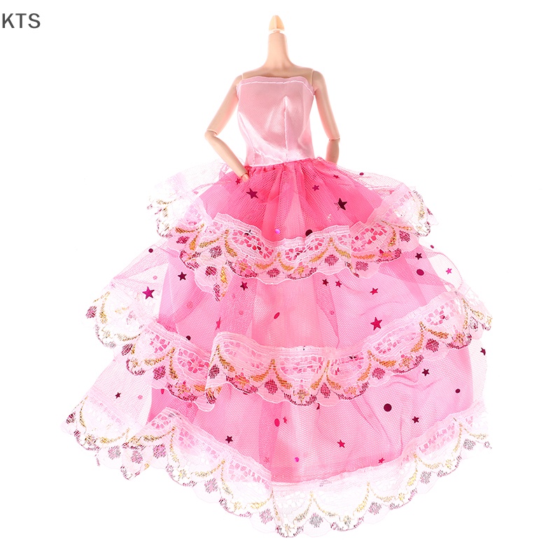 Kts quần áo búp bê cho búp bê 30cm quần áo búp bê váy công chúa váy dạ hội váy cưới búp bê trang trí phụ kiện kt