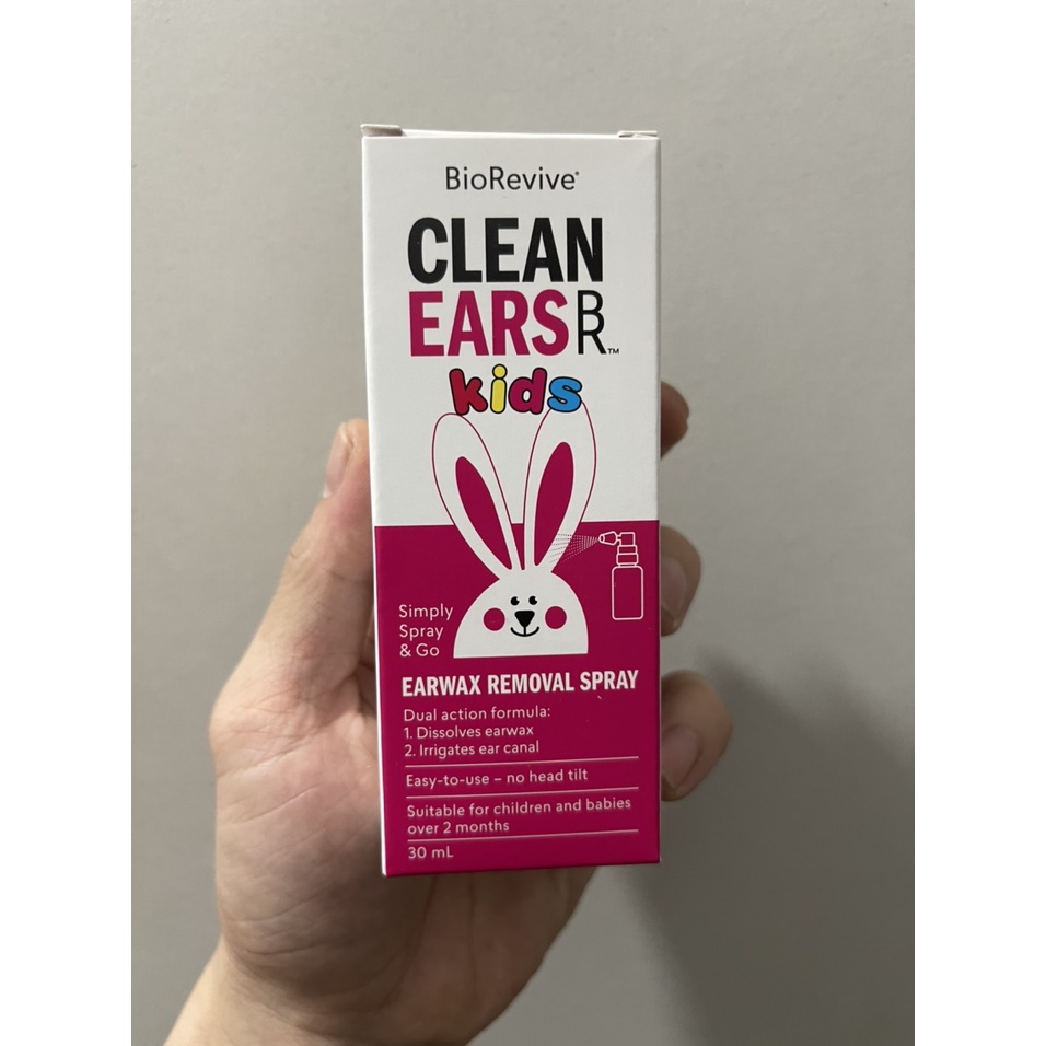 Xịt hỗ trợ tan ráy tai clean ears kids cho bé chai 30ml Healthy care Extate Official Mall