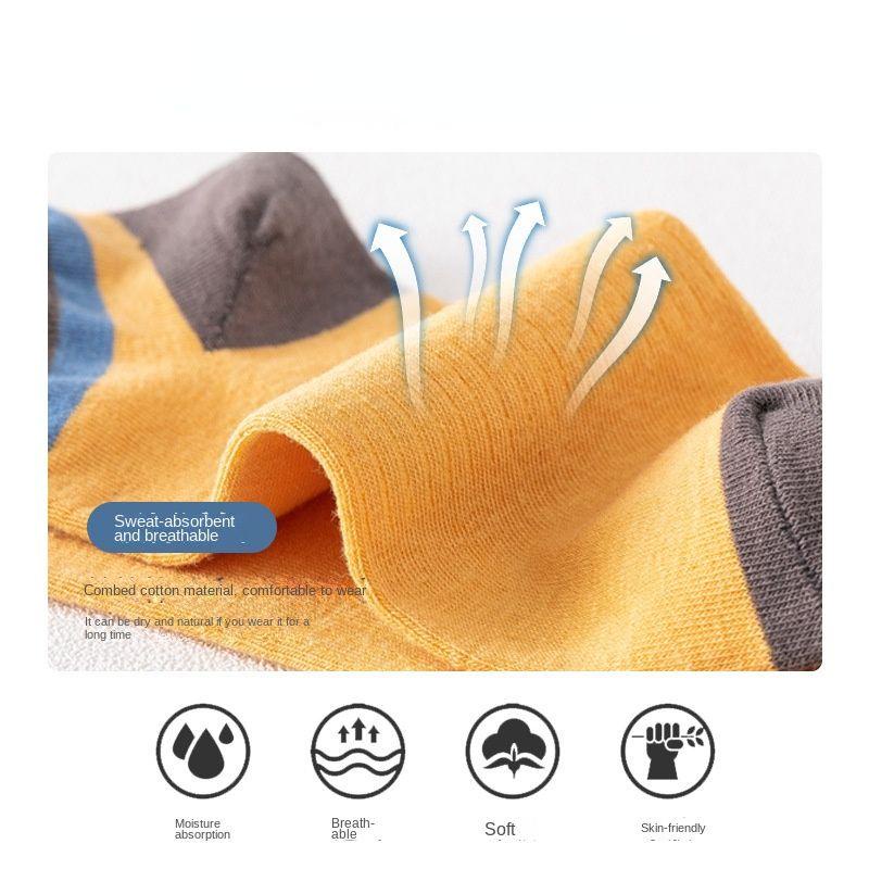 10 đôi / lốc vớ nam thoáng khí: mỏng cho tất mùa hè