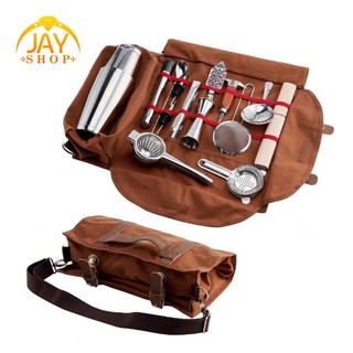 Bar bar bar bartender túi đựng creative bartender canvas toolkit pack bar tools cocktail shaker set chỉ túi lưu trữ