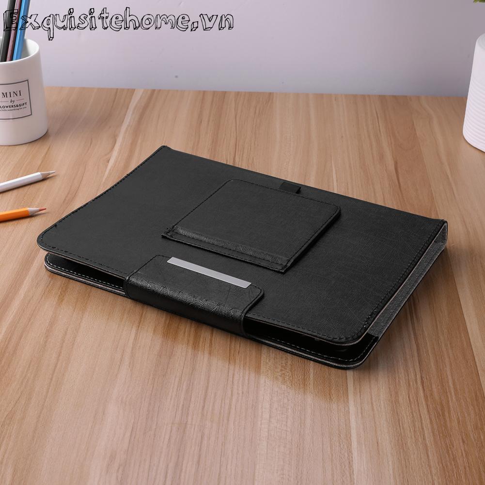 Bàn phím tương thích bluetooth không dây cho máy tính bảng 9 10 inch bao da pu stan