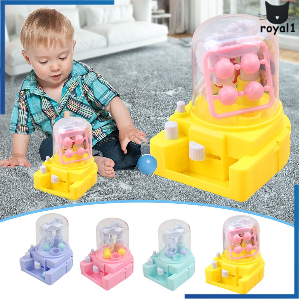 【Còn hàng】Máy vuốt búp bê mini dành cho trẻ em Máy bắt bóng Trò chơi xèng Máy làm kẹo Grabber Hướng dẫn tương tác máy tính để bàn vui nhộn Đồ chơi trẻ em royal1.vn
