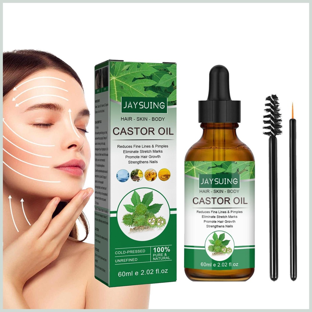 Castor 60ml sản phẩm làm dày mi mọc mi cho da đầu râu ngực lông mi lông mày ngăn ngừa rụng tóc kiodvn