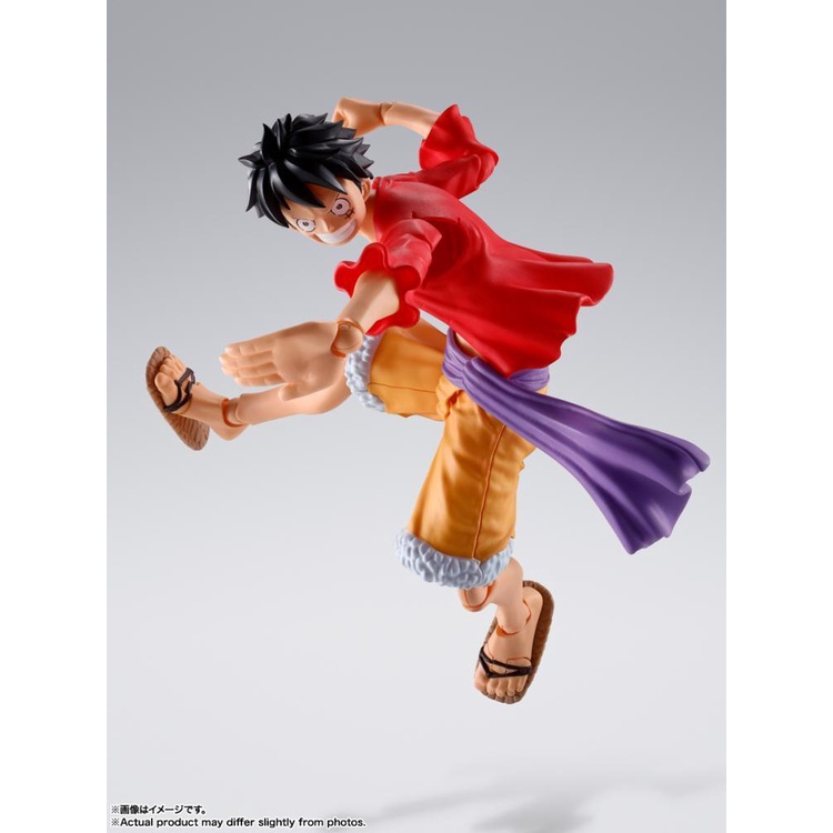 Bandai shf one piece one piece one piece monkey d luffy mũ rơm touch onishima có thể di chuyển thành phẩm