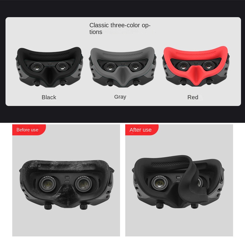 Brdrc thích hợp cho dji avata flight glasses mask pad goggles2 through machine mask protective pad phụ kiện