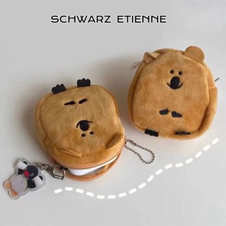 Schwarz etienne Túi Đựng Tiền Xu Hình Gấu koala Nhồi Bông Dễ Thương