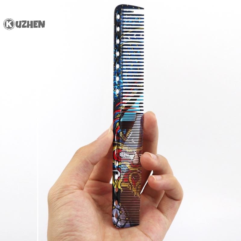 Kuzhen phong cách thời trang chuyên nghiệp cắt tóc cắt tóc lược salon làm tóc lược làm tóc hot