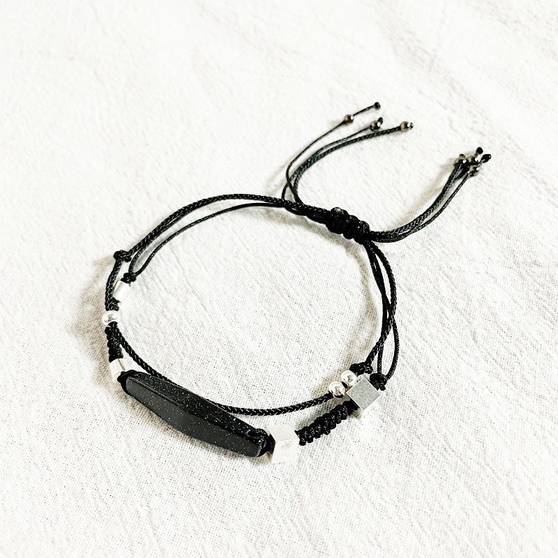 Anime game light and night bracelet sariel osborn diy hand woven couple bracelet cosplay phụ kiện