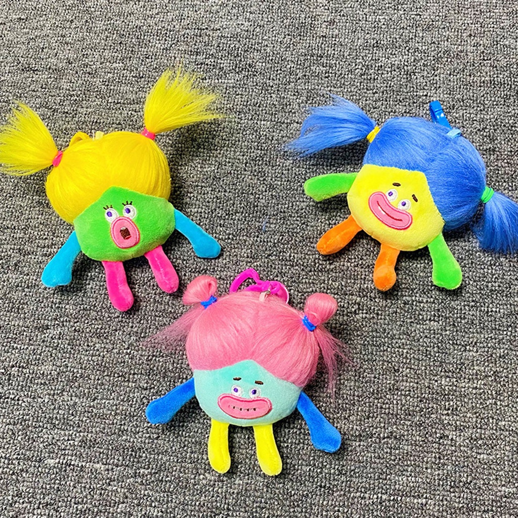 Dopamine doll keychain túi sinh viên mặt dây chuyền phim hoạt hình túi sang trọng mặt dây chuyền diy doll keychain gift