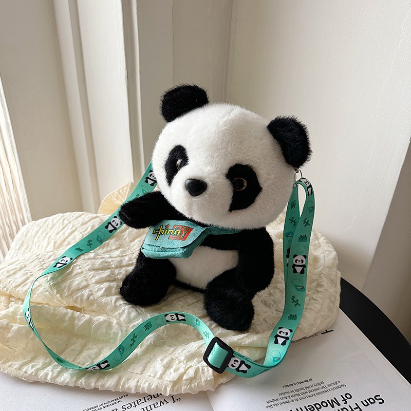 Panda messenger bag túi đeo vai sang trọng túi búp bê panda hoạt hình nhật bản