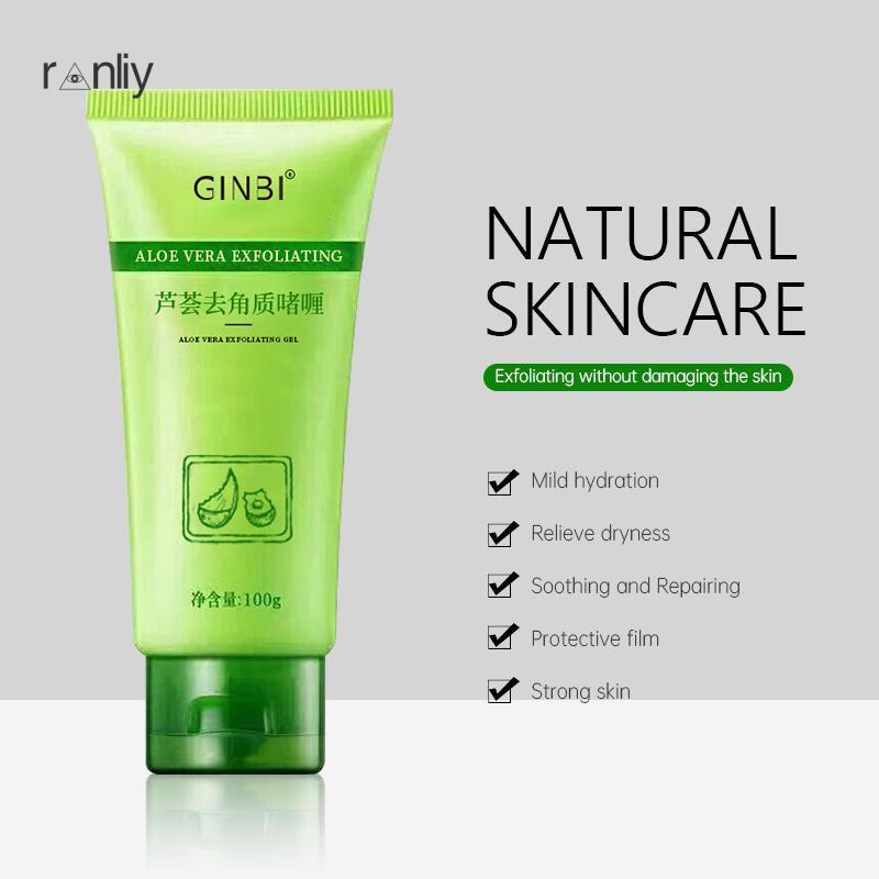 Ranliy✨Gel Tẩy Tế Bào Chết Toàn Thân Chiết Xuất Lô Hội Làm Sạch Sâu