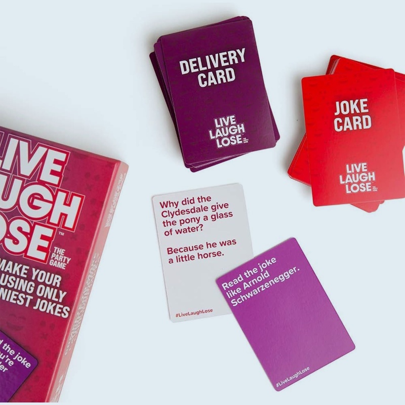 WHAT DO YOU MEME? Live Laugh Lose - The Party Game Where You Compete to Make Corny Jokes Funny