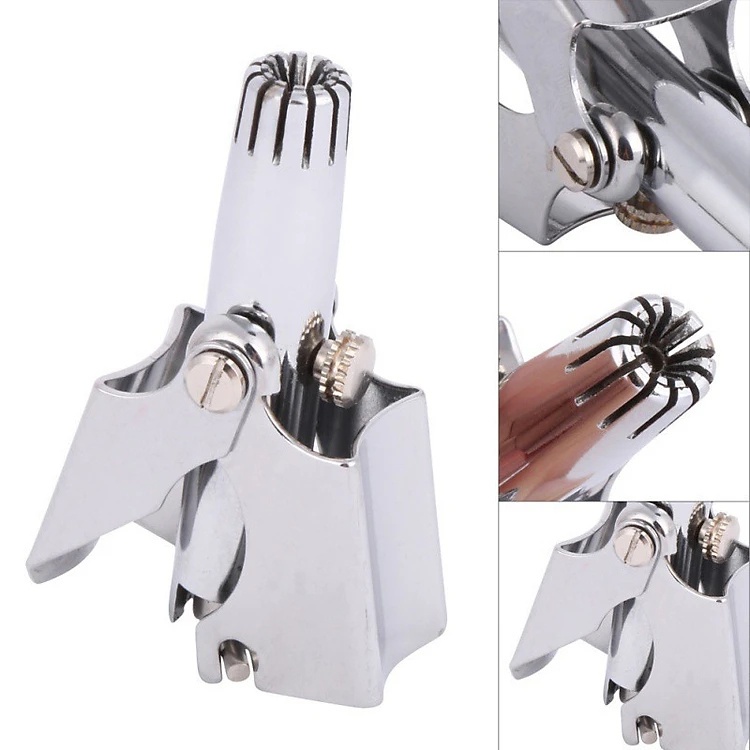Máy Inox Đâu Tròn Cắt Xoay 360* Tỉa Lông Mũi Bằng Không Gỉ