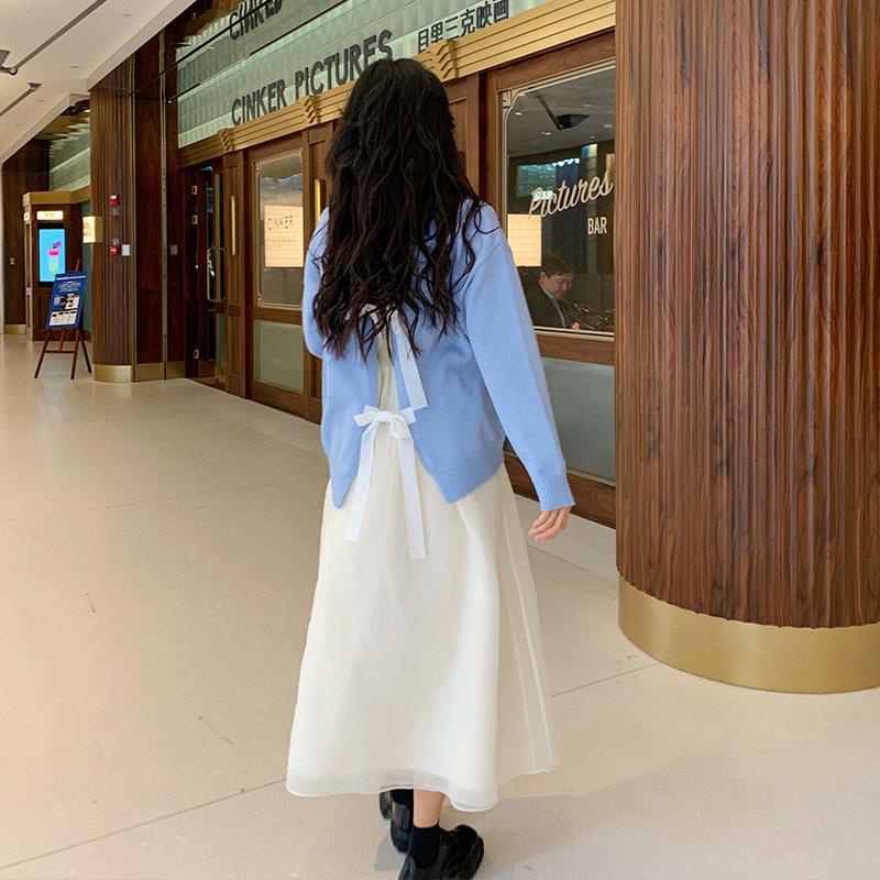 Cozok Đầm Không Tay Phối Lưới Gợi Cảm Thời Trang