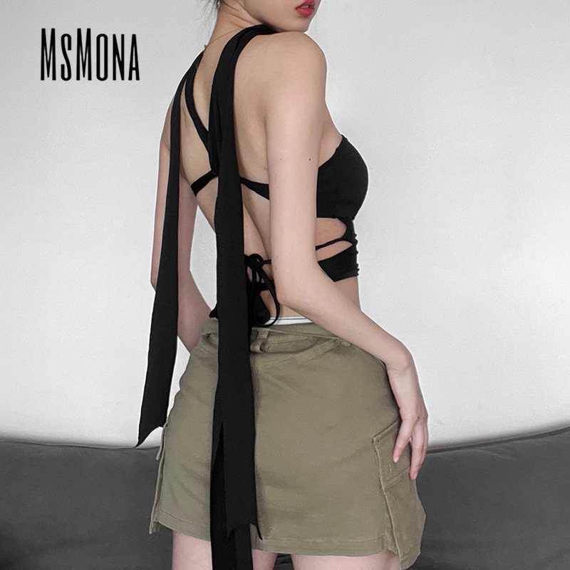 Áo Ống Ôm Màu Trơn Hở Lưng Quyến Rũ Thời Trang 2023 Cho Nữ