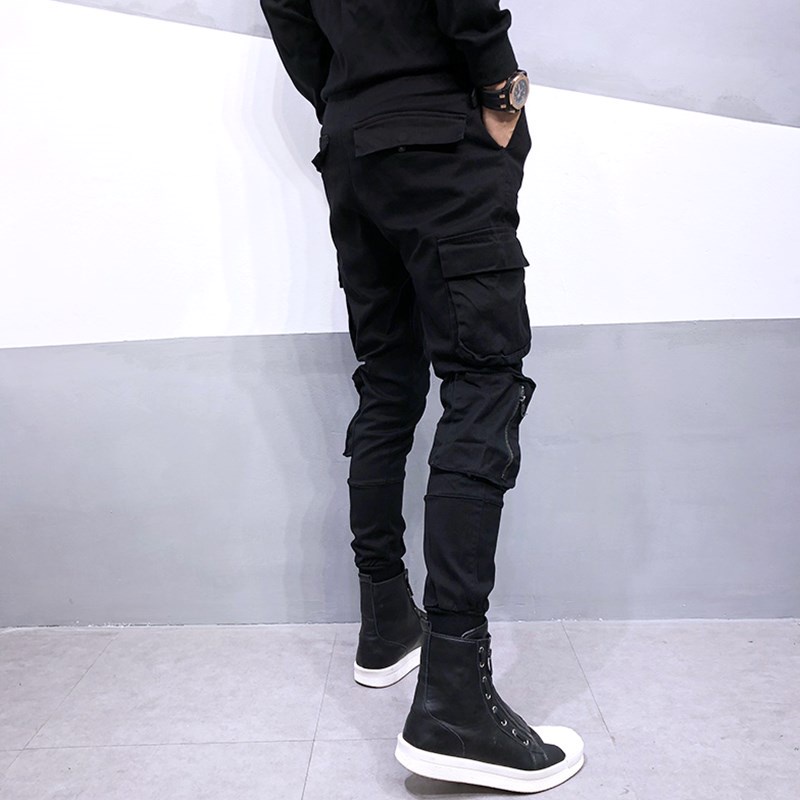 Mẫu mới quần jogger thể thao nam sozo phối túi hộp dây cá tính jogger nam 9000027c2