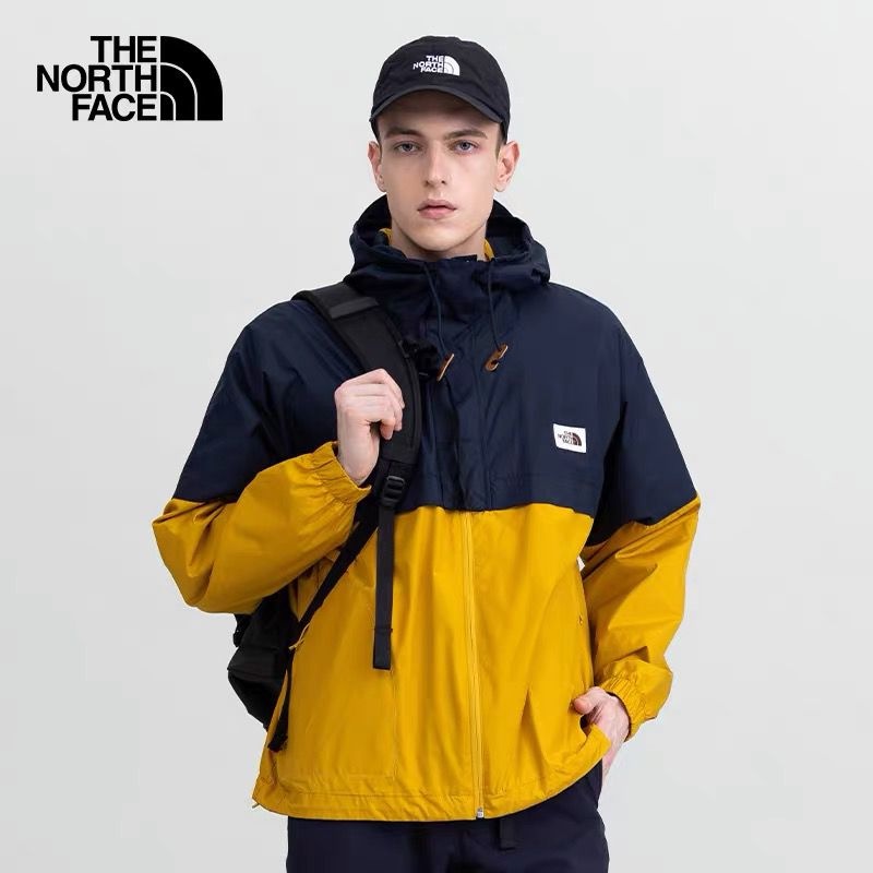 Áo Khoác Gió The North Face 100% Chính Hãng Có Mũ Dáng Rộng Thoải Mái Thời Trang Cho Nam
