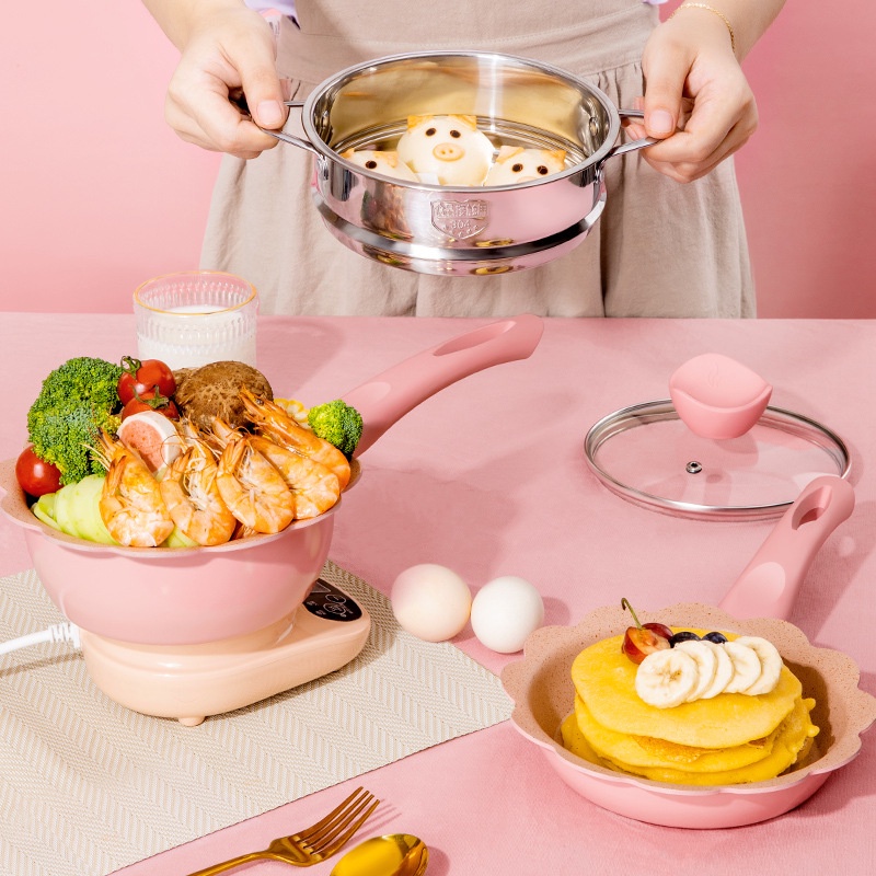 Bộ Nồi Chảo Ăn Dặm Cho Bé Seka chống dính tốt