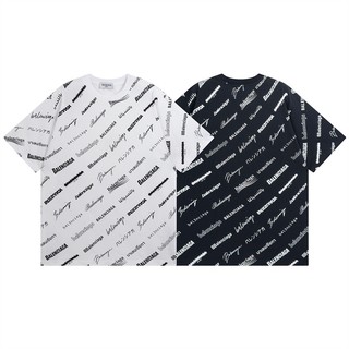 Thời TRANG 8BA5LE7A Nam Nữ Áo Thun Cotton Thể Thao Thường Ngày In Chữ Ngắn Tay