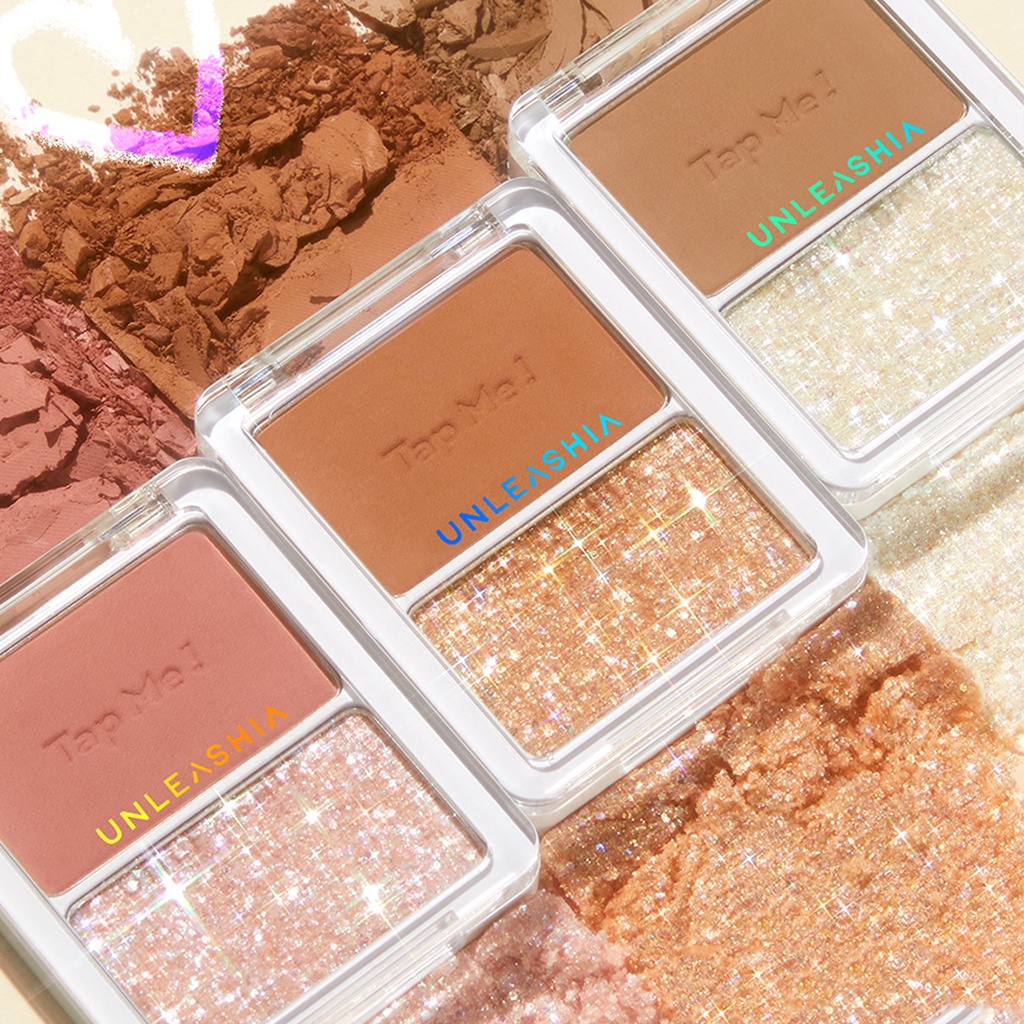 Tap Me Palette Duo  | Bảng Phấn Mắt Trang Điểm Lấp Lánh Twgan Bảng Phấn Mắt