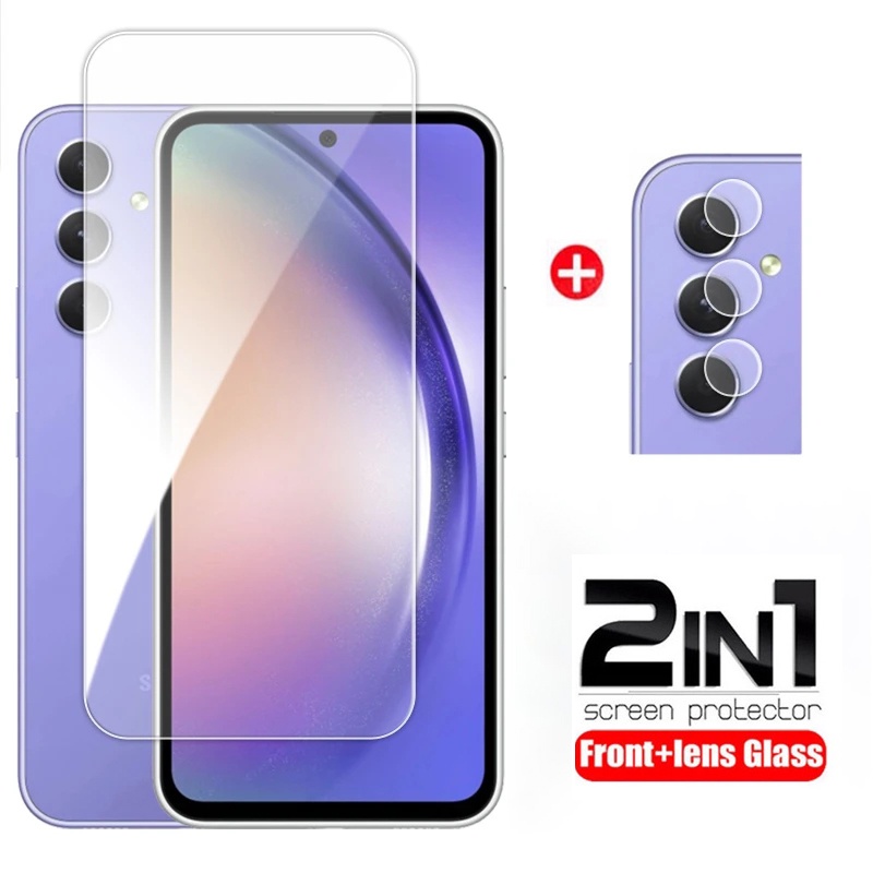 Kính Cường Lực Bảo Vệ Camera 2 Trong 1 Cho Samsung Galaxy A34 A54 A24 A14 LTE 4G 5G 2023 reno8T