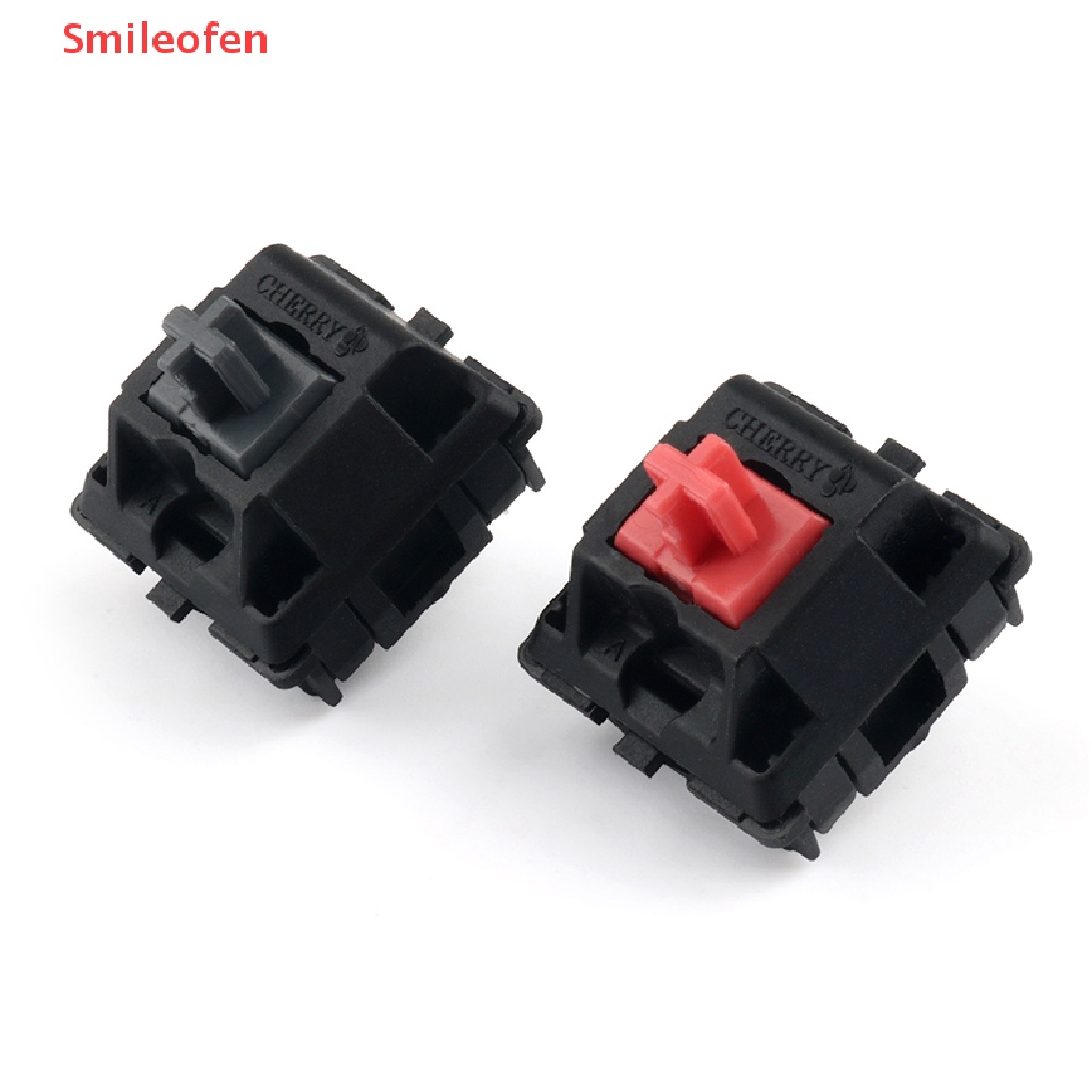 Bàn Phím Cơ Cherry MX Màu Bạc / Xanh Dương / Nâu / Hồng / Xanh Dương 3 Chấu Sáng Dành Cho Bàn Phím Cơ Mới