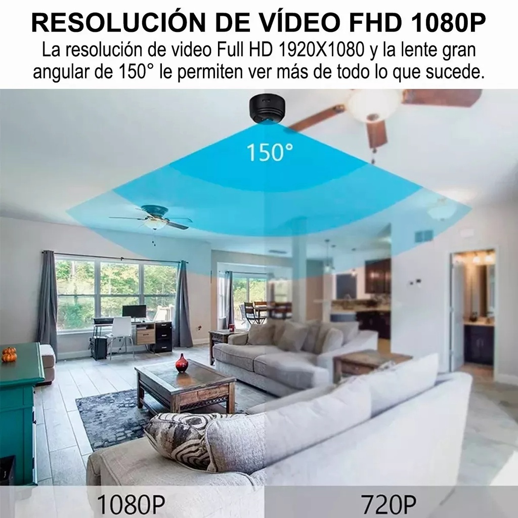 Camera An Ninh mini Kết Nối wifi Không Dây hd