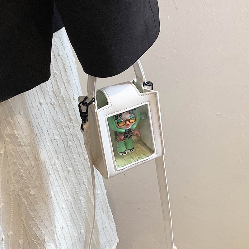 Túi Đeo Chéo Mini Trong Suốt Phong Cách Hàn Quốc Mới 2023